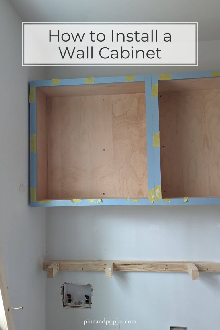 How To Install Wall Cabinets Without Studs