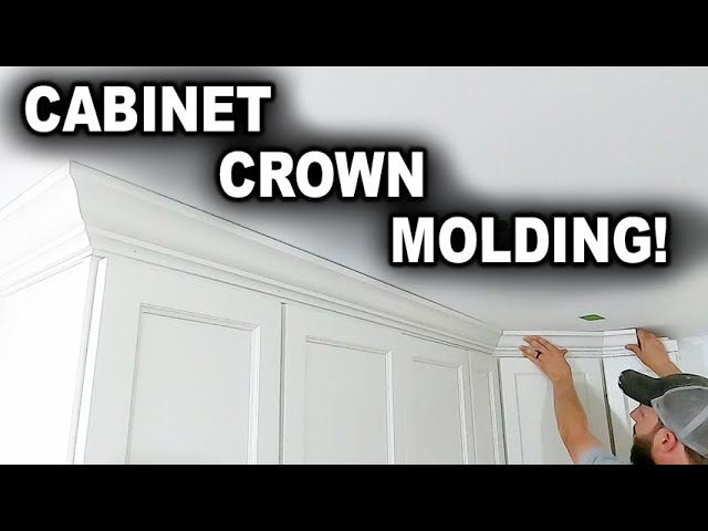 How To Install Crown Molding On RTA Cabinets