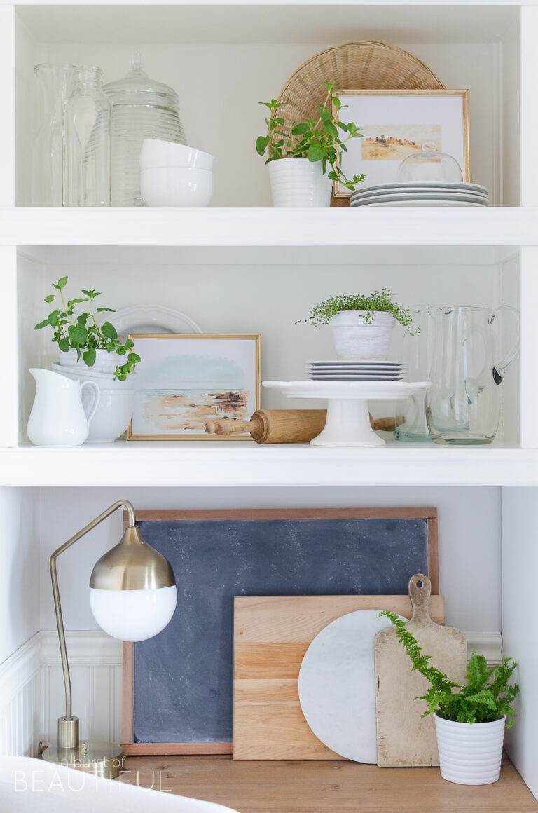 How To Style Open Shelves