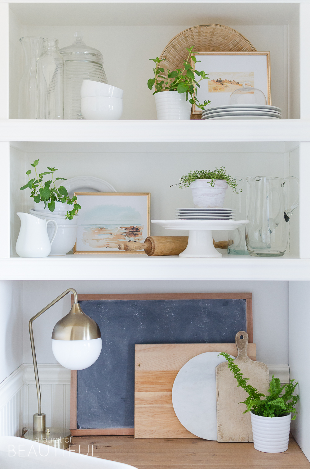 How To Style Open Shelves