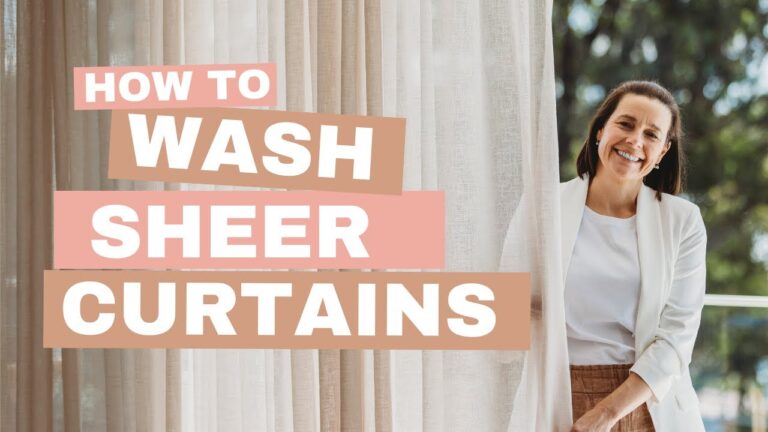 How To Wash Curtains