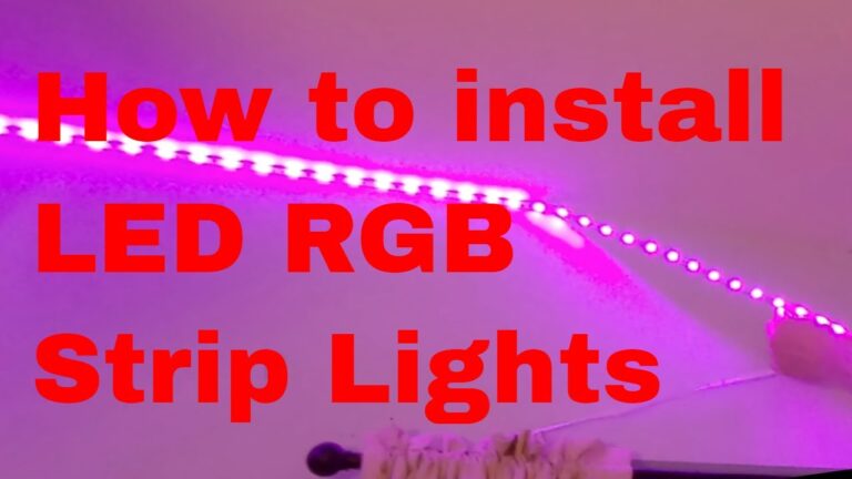 How To Install LED Strip Lights