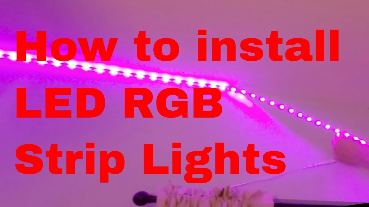 How To Install LED Strip Lights