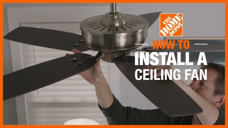 How To Install A Ceiling Fan
